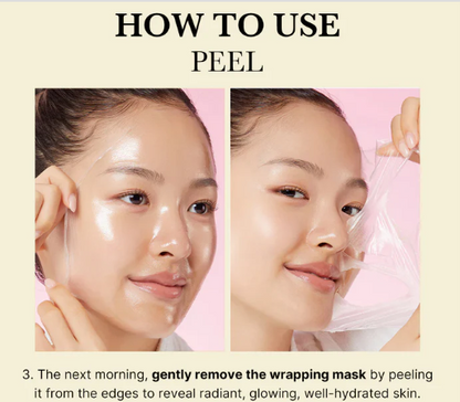 FADE DARK SPOTS WITH KOJIC ACID TURMERIC WRAPPING MASK